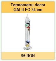 Termometru decor GALILEO 34 cm