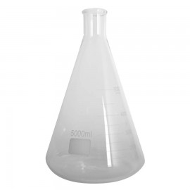 balon ERLENMEYER 5000 ml din sticla termorezistenta